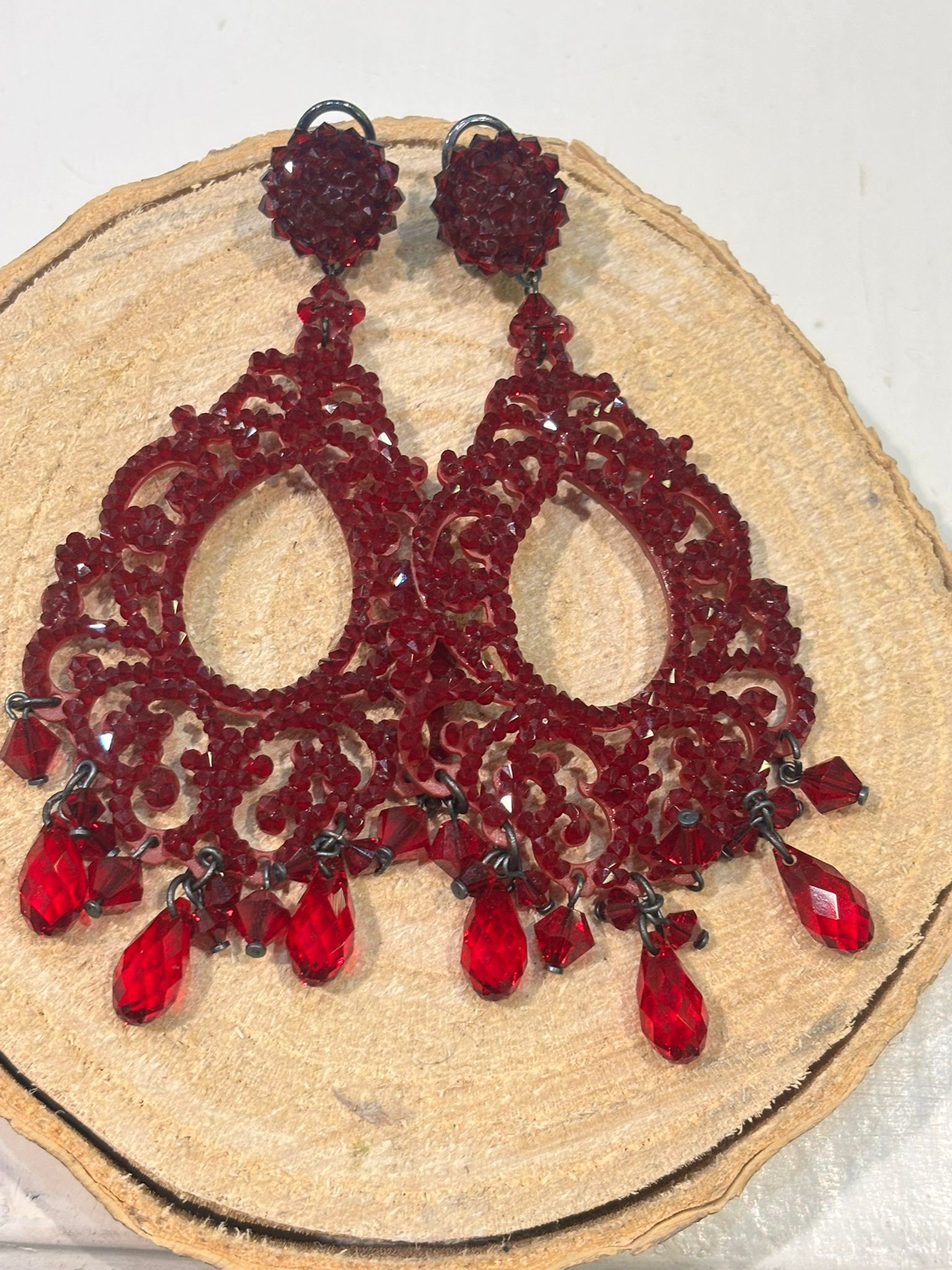 Orecchini Swarovski Rosso