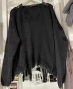 Pull inserti in pizzo intagliato