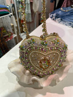 Borsa Perline Cuore