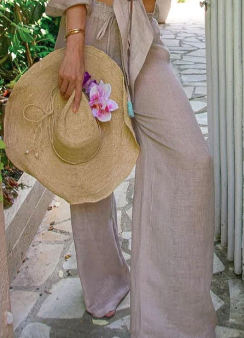 Pantalone in lino